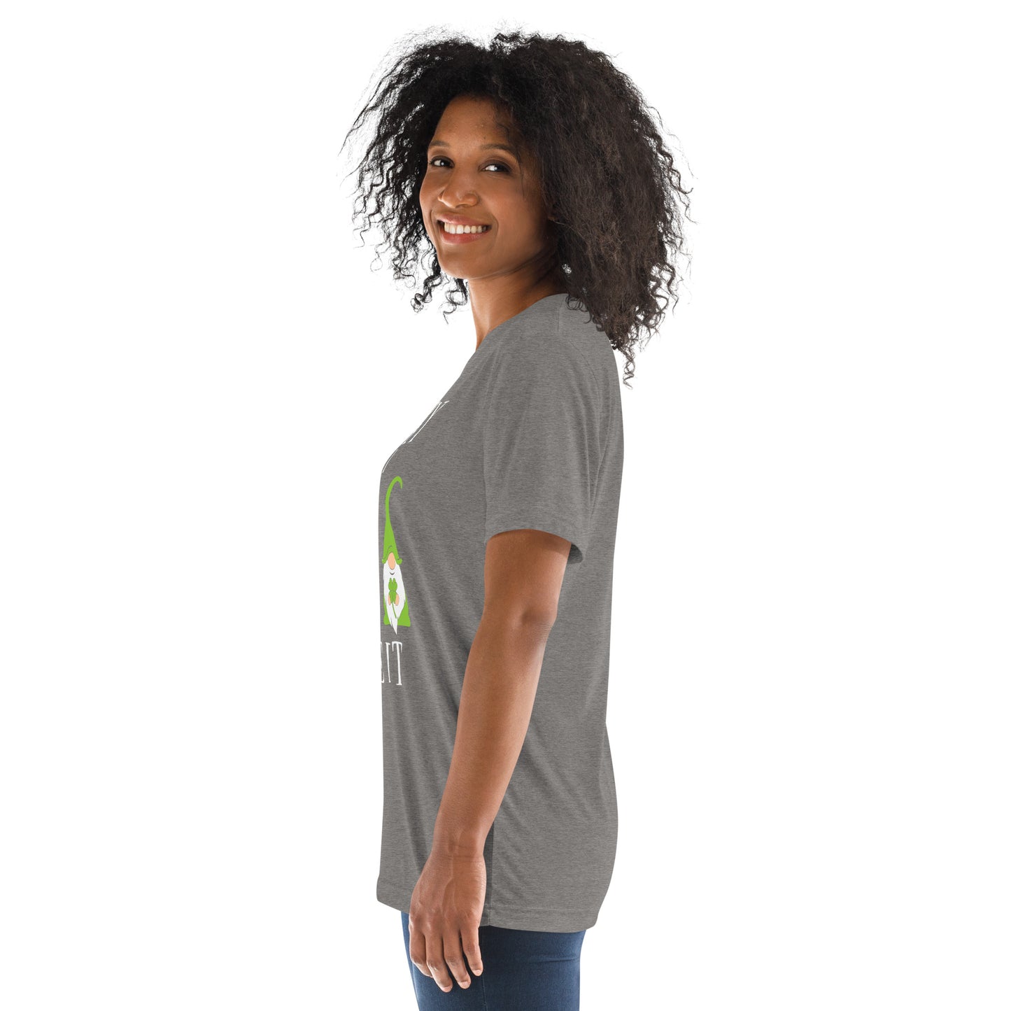 St. Patrick's, Lucky and I Gnome It, Unisex Short Sleeve, T-shirt