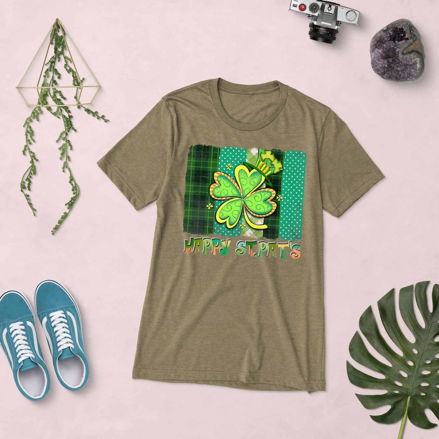 St. Patrick's, Happy St. Pat's, Unisex Short Sleeve, T-shirt