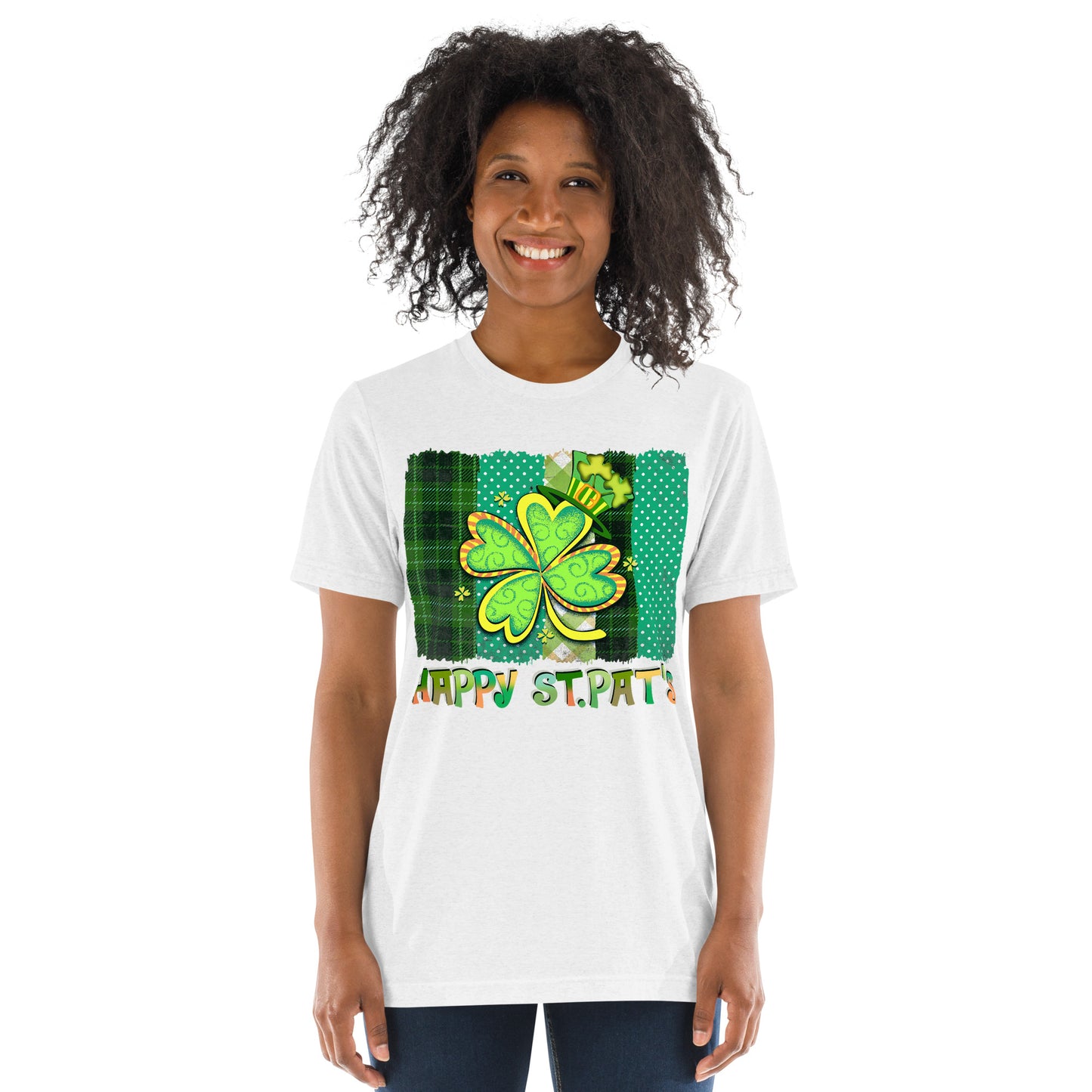 St. Patrick's, Happy St. Pat's, Unisex Short Sleeve, T-shirt