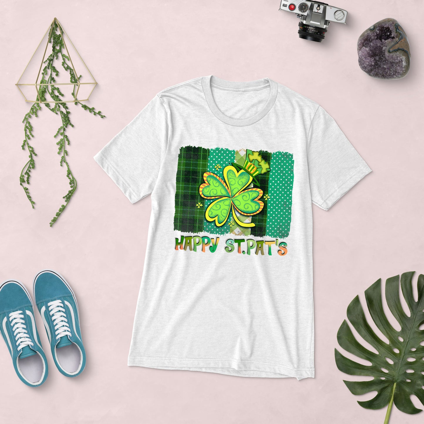St. Patrick's, Happy St. Pat's, Unisex Short Sleeve, T-shirt