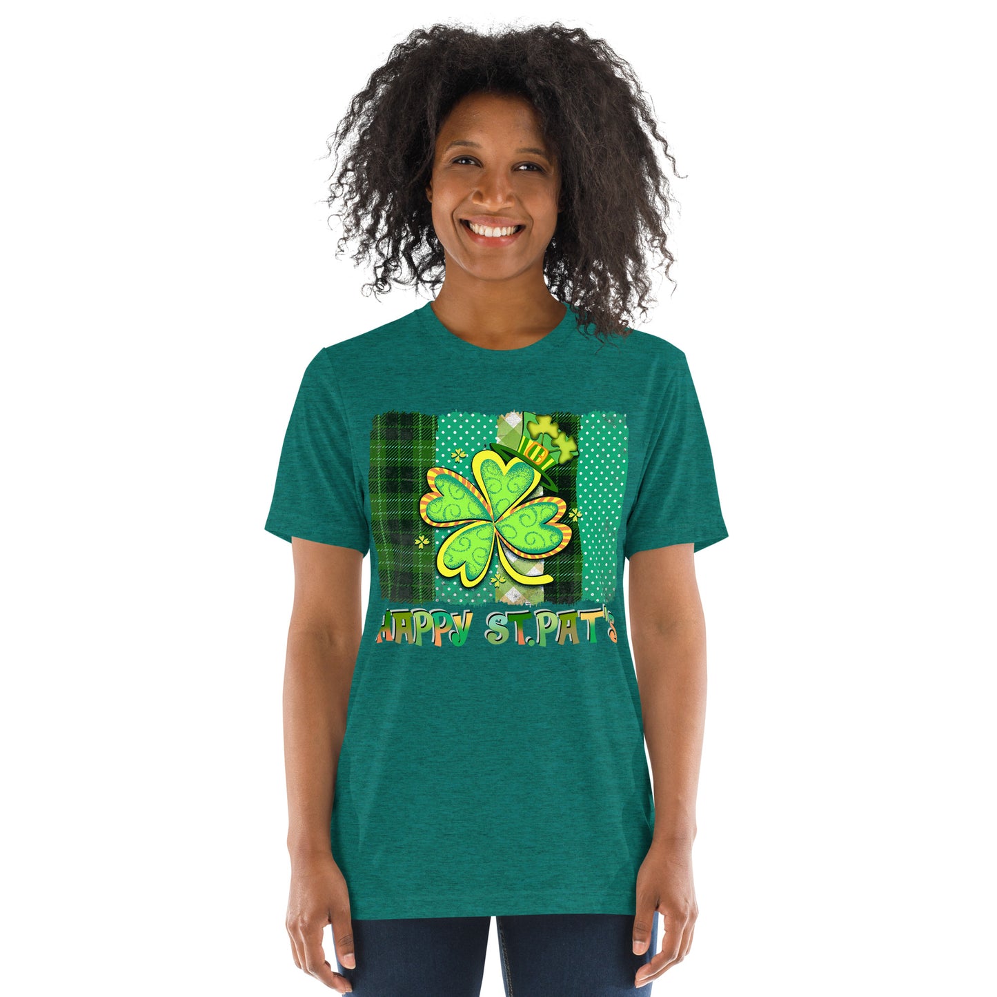 St. Patrick's, Happy St. Pat's, Unisex Short Sleeve, T-shirt