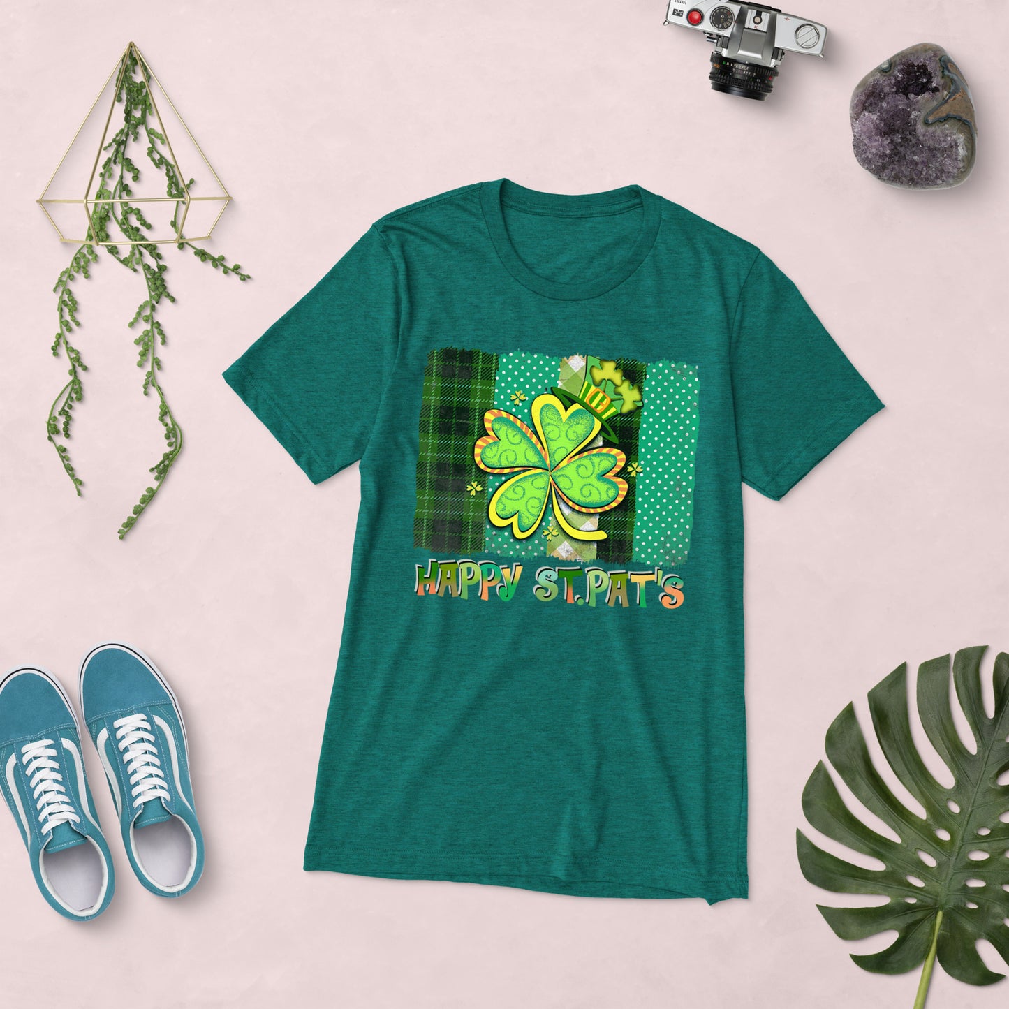 St. Patrick's, Happy St. Pat's, Unisex Short Sleeve, T-shirt