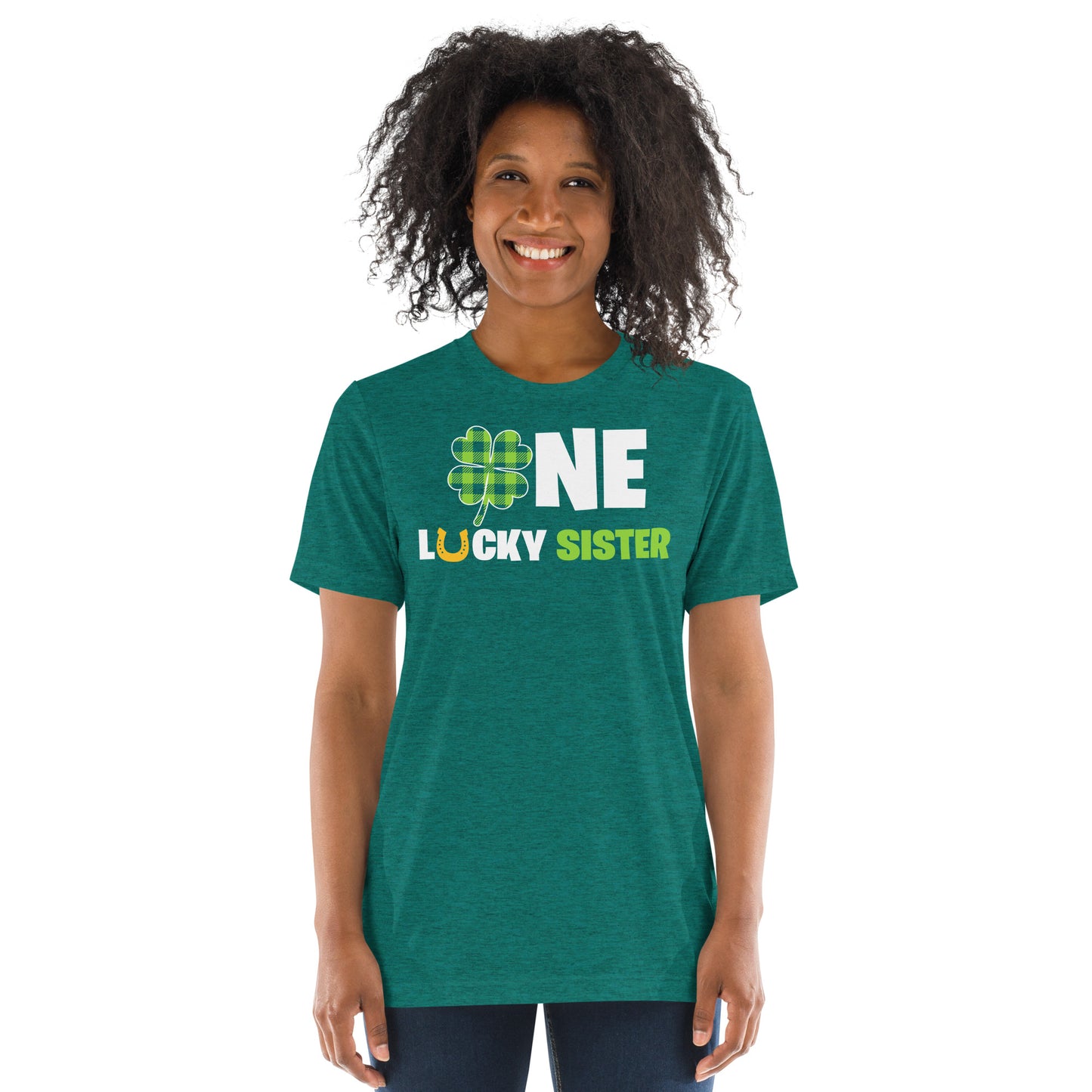 St. Patrick's, One Lucky Sister, Unisex Short Sleeve, T-shirt