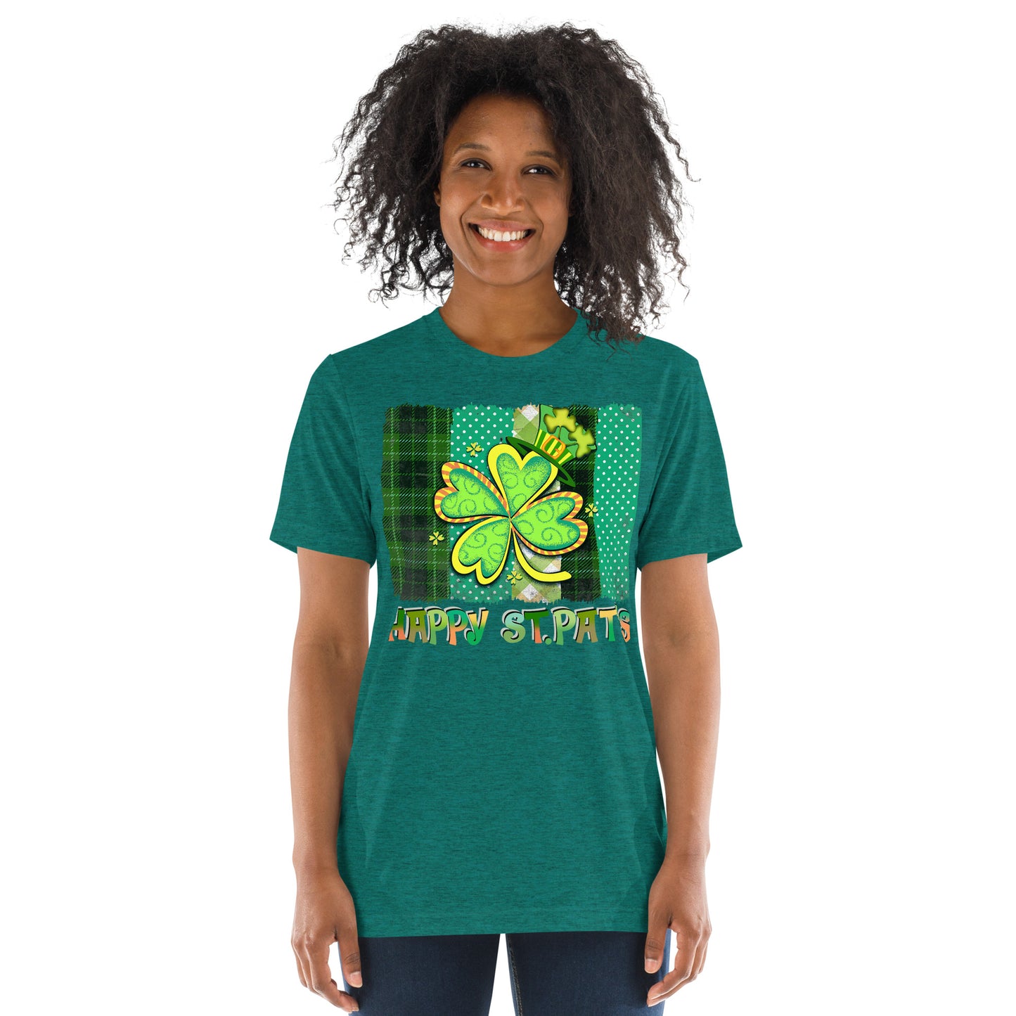 St. Patrick's, Happy St. Pat's, Unisex Short Sleeve, T-shirt