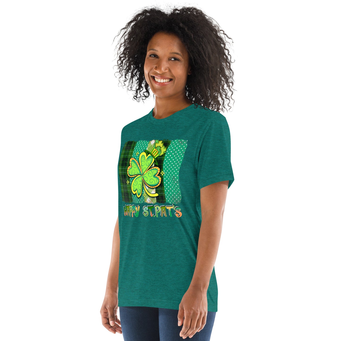 St. Patrick's, Happy St. Pat's, Unisex Short Sleeve, T-shirt