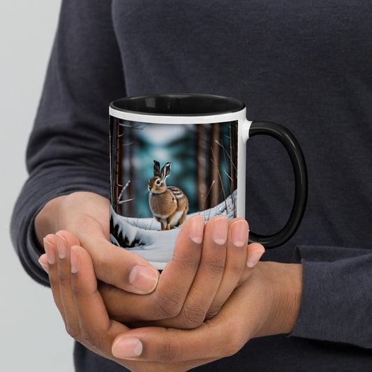 Snowshoe Hare - Mug with Color Inside