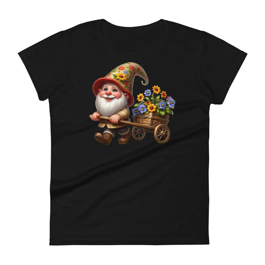 Women's Short Sleeve T-Shirt "Garden Gnomes" Cart