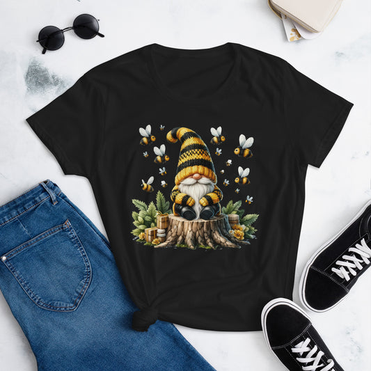 Women's Short Sleeve T-Shirt "Bee & Honey Gnomes" #9