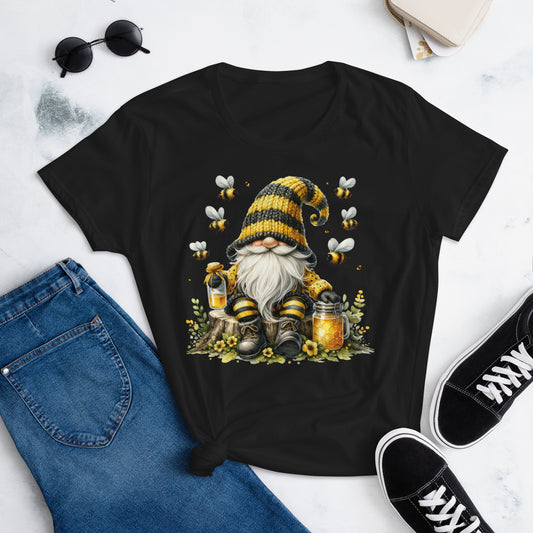 Women's Short Sleeve T-Shirt "Bee & Honey Gnomes" #10
