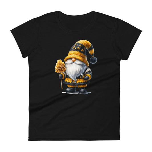 Women's Short Sleeve T-Shirt Bee & Honey Gnomes #01