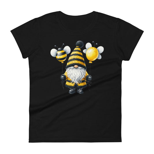 Women's Short Sleeve T-Shirt  "Bee & Honey" Gnomes #4