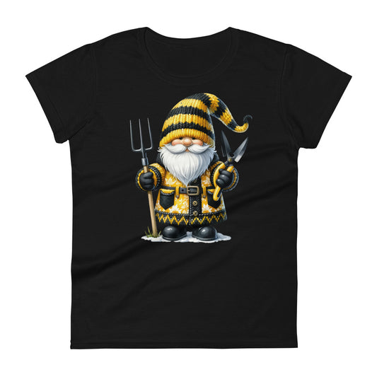 Women's Short Sleeve T-Shirt  "Bee & Honey" Gnomes #6
