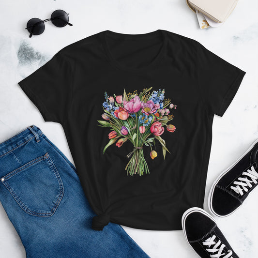 Women's Short Sleeve T-Shirt "Spring Bouquet"