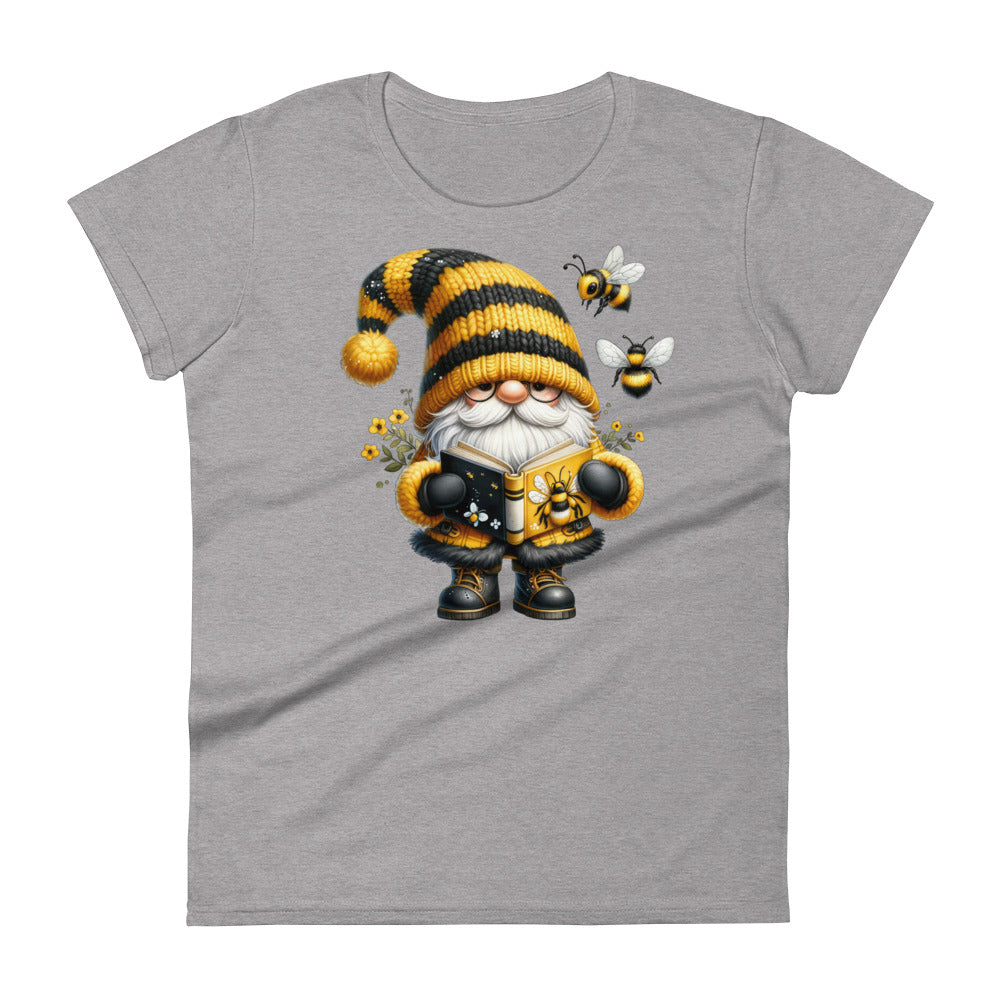 Women's Short Sleeve T-Shirt "Bee & Honey" Gnomes #3