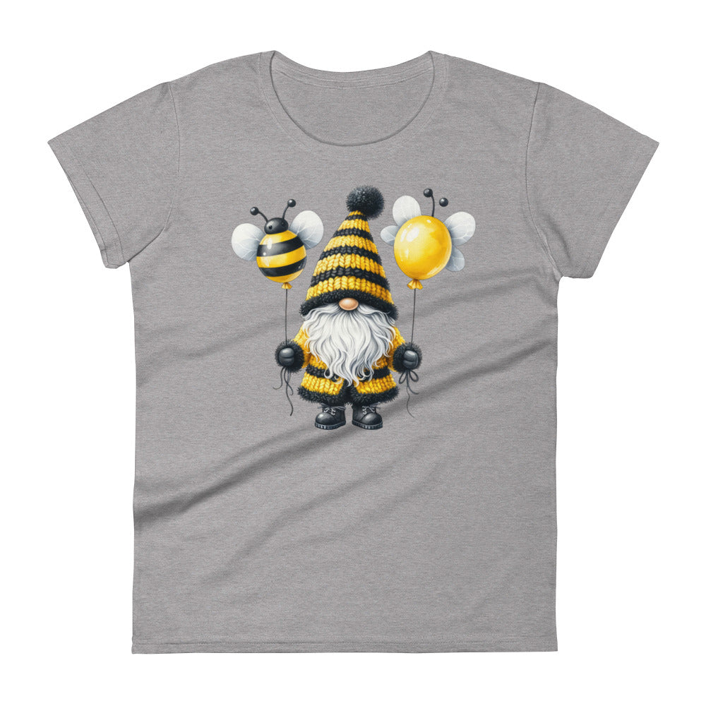 Women's Short Sleeve T-Shirt "Bee & Honey" Gnomes #4