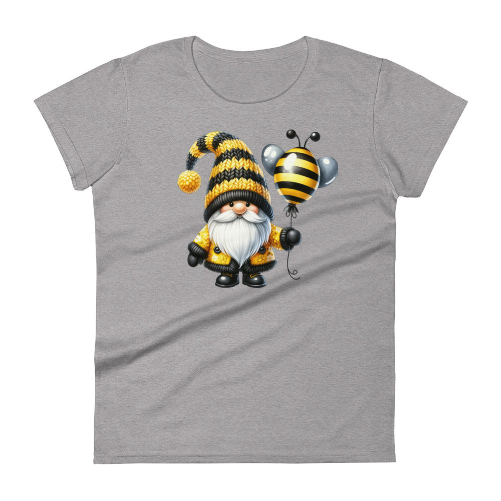 Women's Short Sleeve T-Shirt "Bee & Honey" Gnomes #5