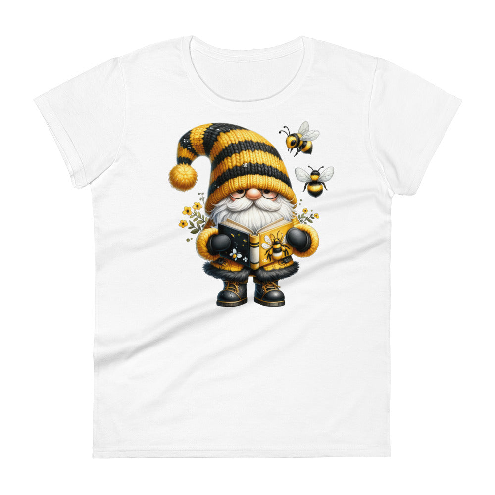Women's Short Sleeve T-Shirt "Bee & Honey" Gnomes #3
