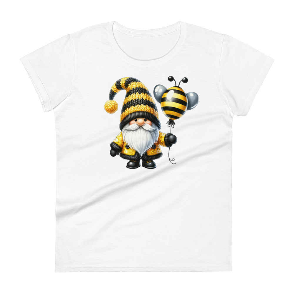 Women's Short Sleeve T-Shirt "Bee & Honey" Gnomes #5