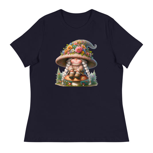 Women's Relaxed T-Shirt "Spring Gnomes" 05