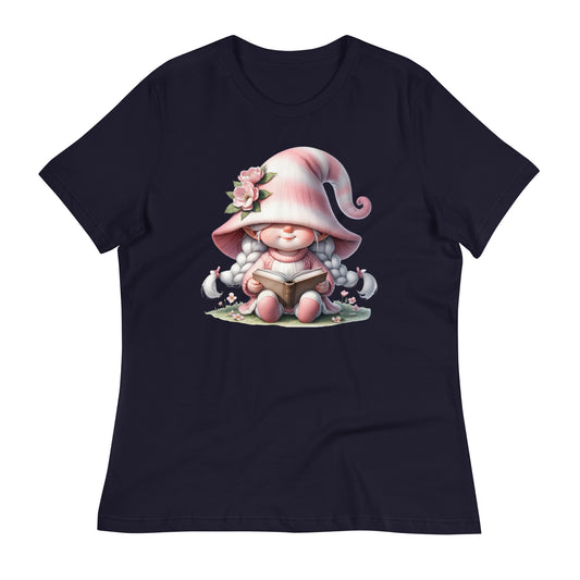 Women's Relaxed T-Shirt "Cherry Blossom Gnomes" #8