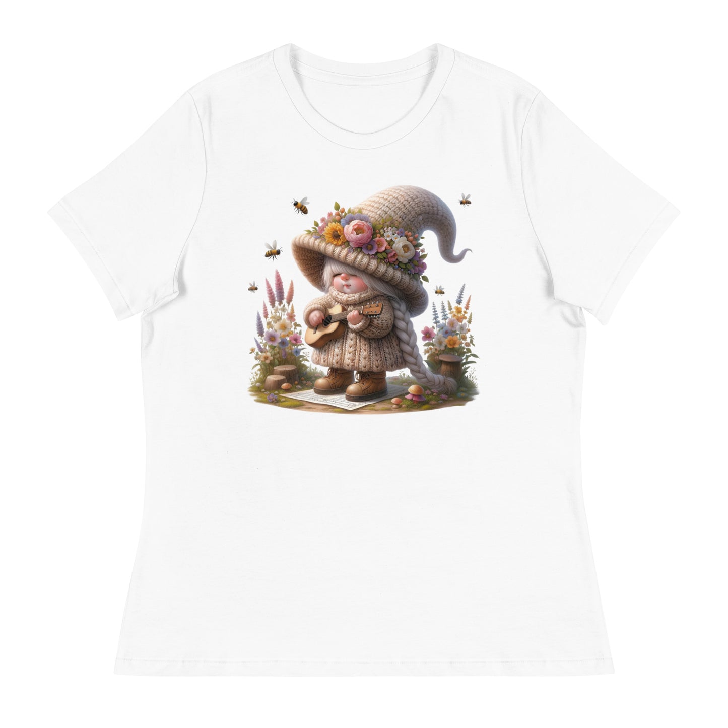 Women's Relaxed T-Shirt "Spring Gnomes" 04