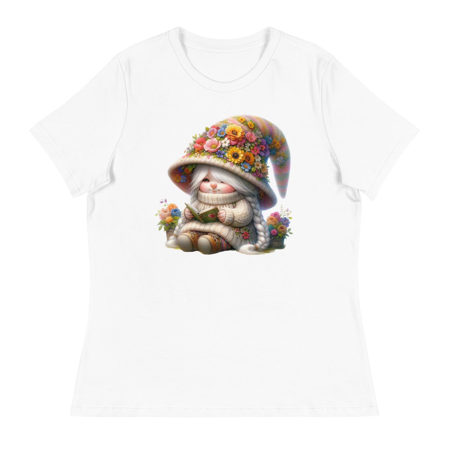 Women's Relaxed T-Shirt "Spring Gnomes" 08.0