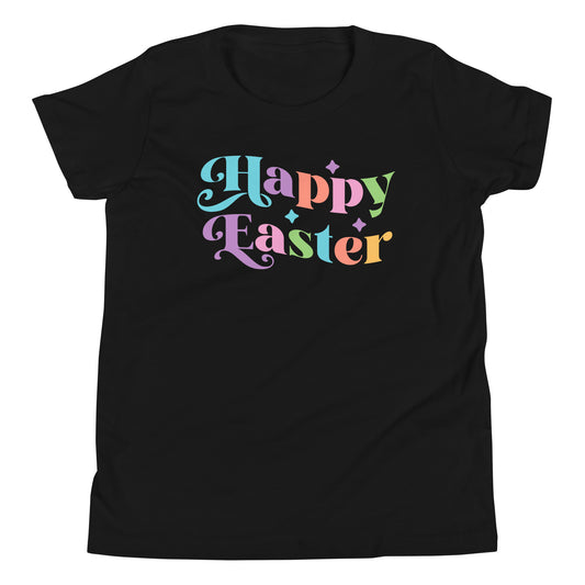 Youth Short Sleeve T-Shirt "Happy Easter"