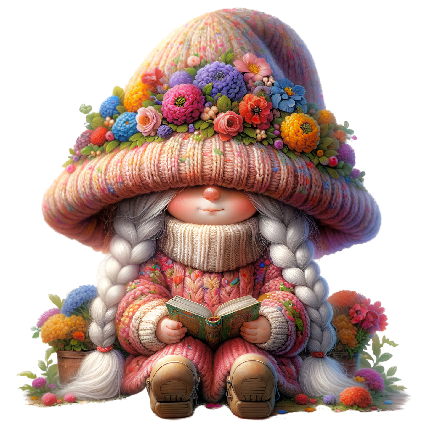 Women's Relaxed T-Shirt "Spring Girl Gnomes" #12