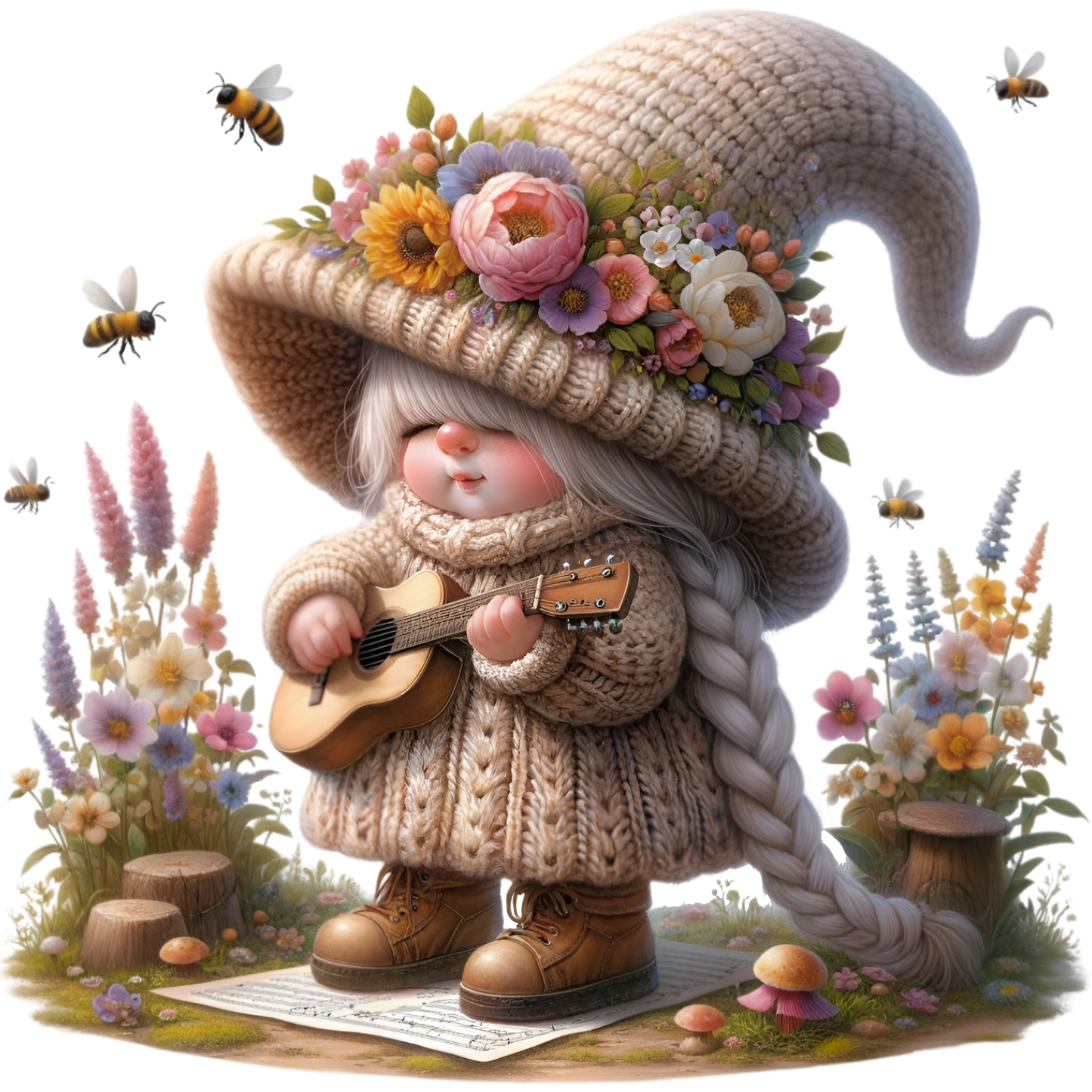 Women's Relaxed T-Shirt "Spring Gnomes" 04