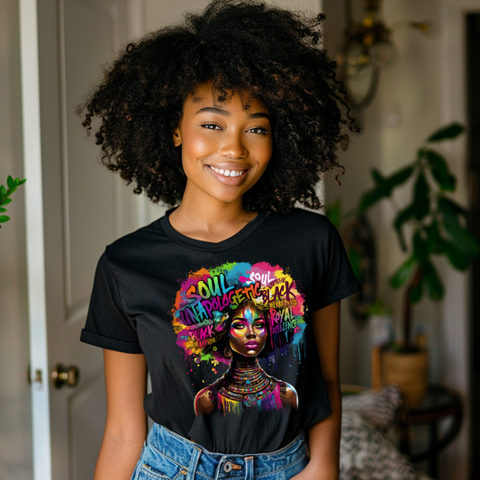 Gildan's basic softstyle t-shirt "Beautiful Soul"