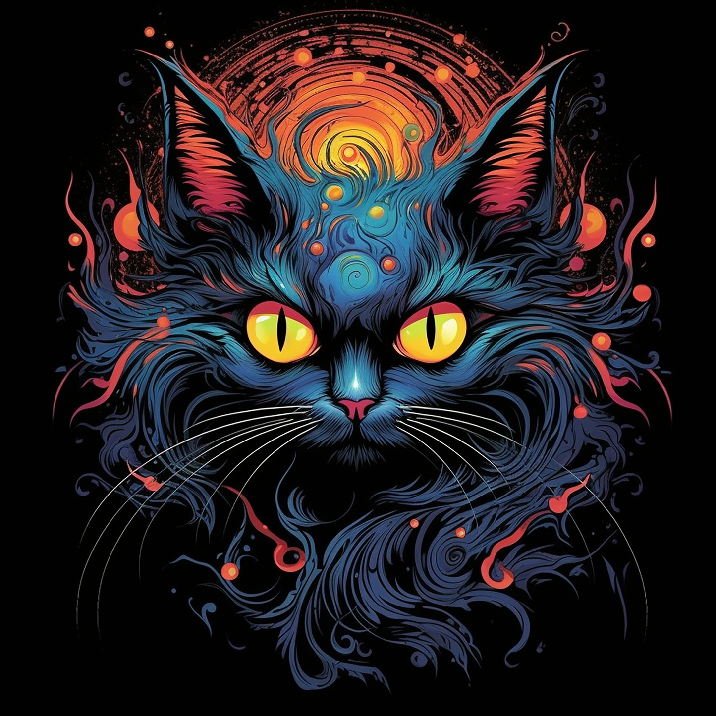 The Black Cat Air - Bubble-free stickers