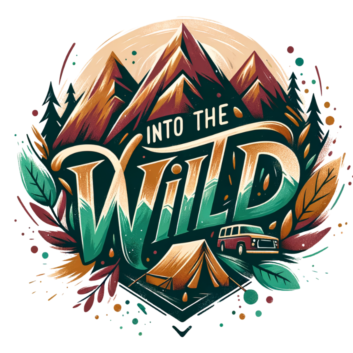 Women’s basic softstyle t-shirt "Into the Wild" Gildan