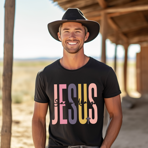 Unisex classic tee Jesus Saves Always