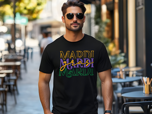 Unisex classic tee "Mardi, Mardi, Mardi Gras"