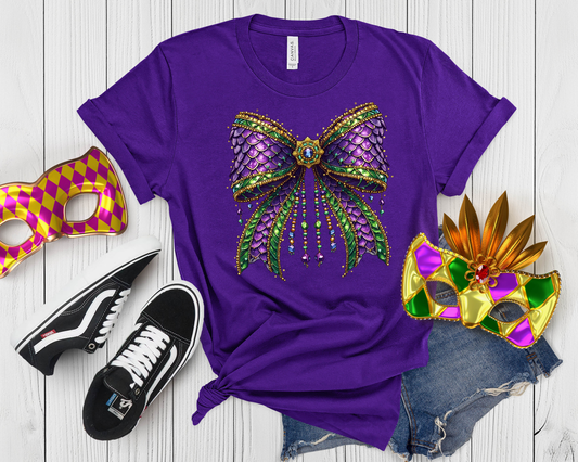 Unisex classic tee "Mardi Gras Bow Extreme"