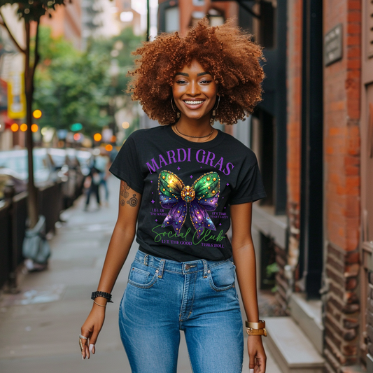 Unisex classic tee "Mardi Gras Social Club"