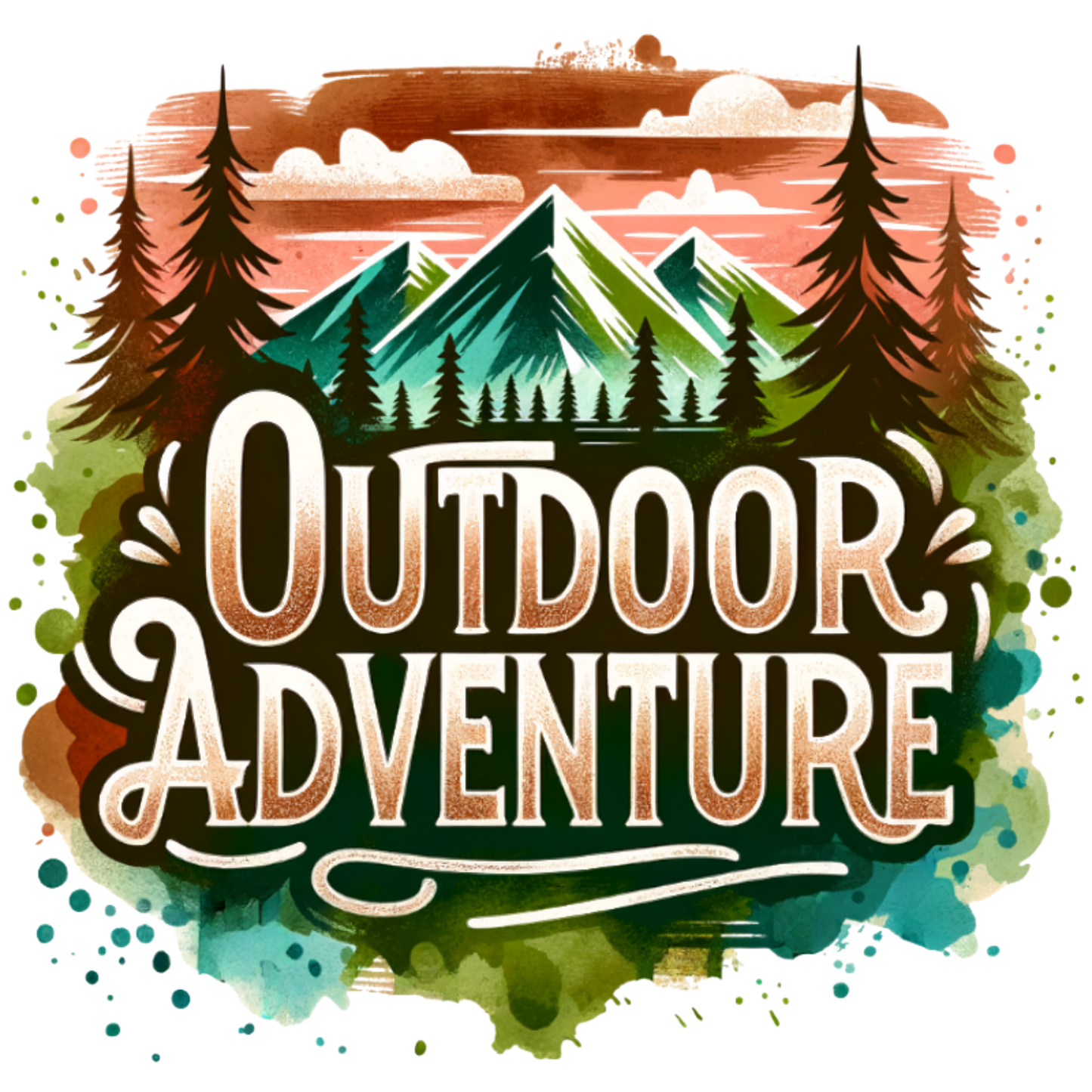 Gildan Women’s basic softstyle t-shirt "OUTDOOR ADVENTURE"
