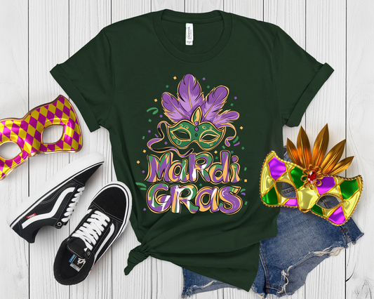 Unisex classic tee "Mardi Gras Venetian Mask"