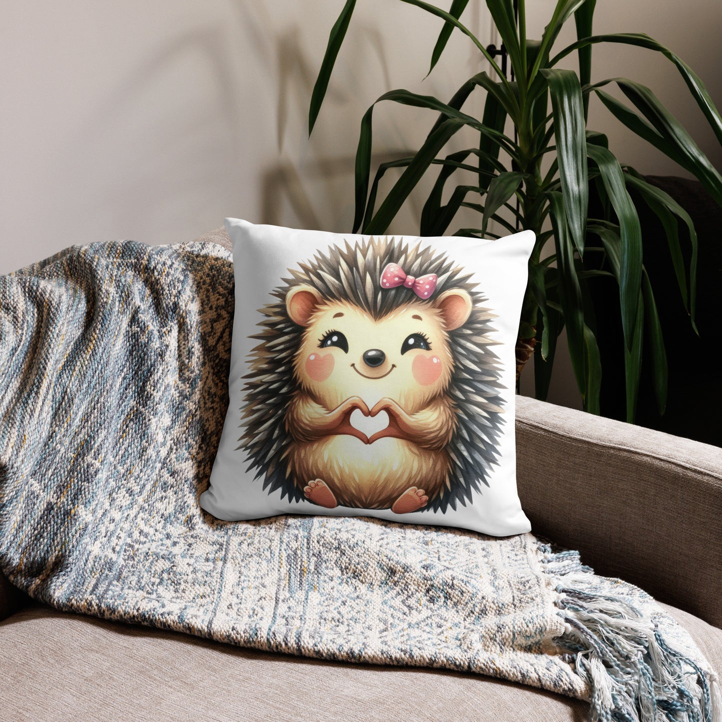 Hedgehog Basic Pillow
