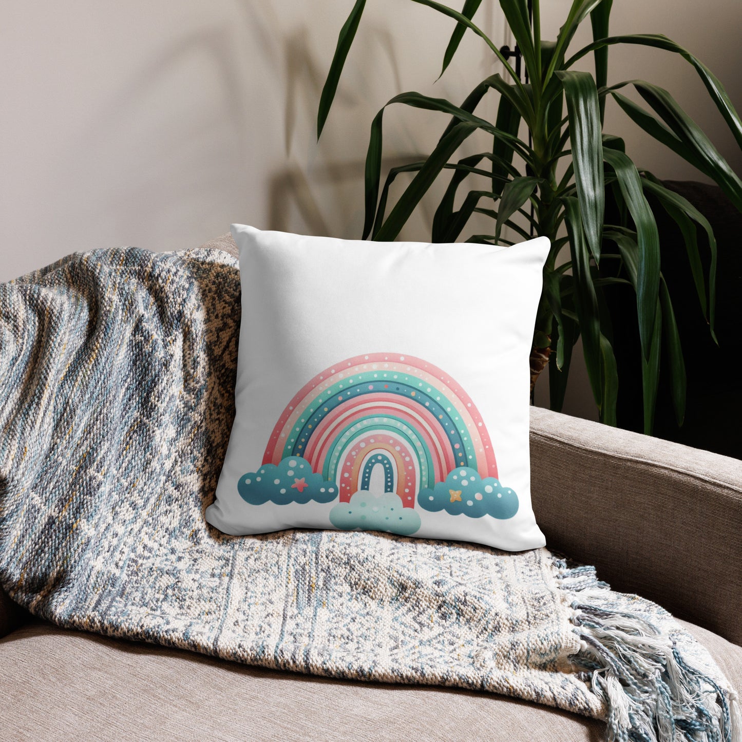 Basic Pillow "Mint Rainbows" 1.0