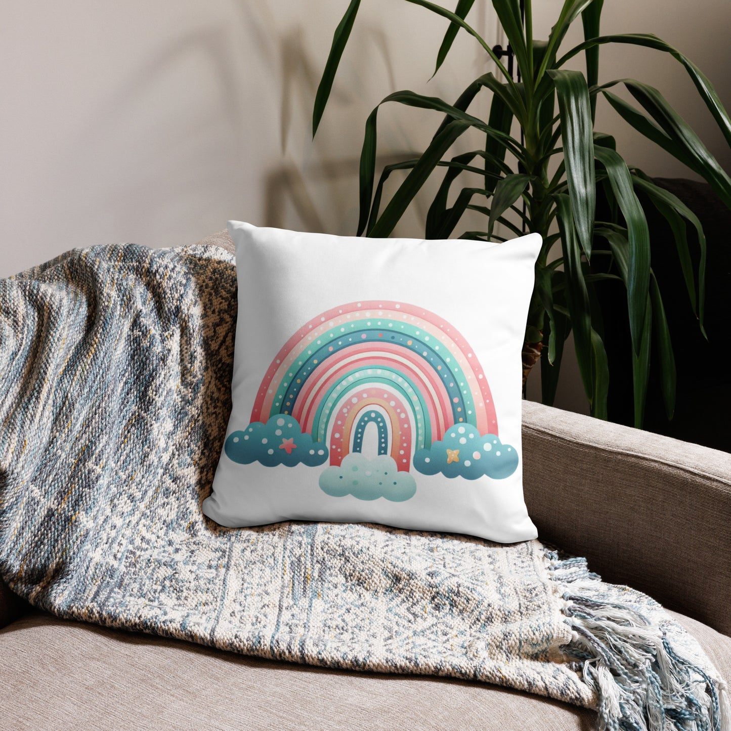 Basic Pillow "Mint Rainbows" 1.0