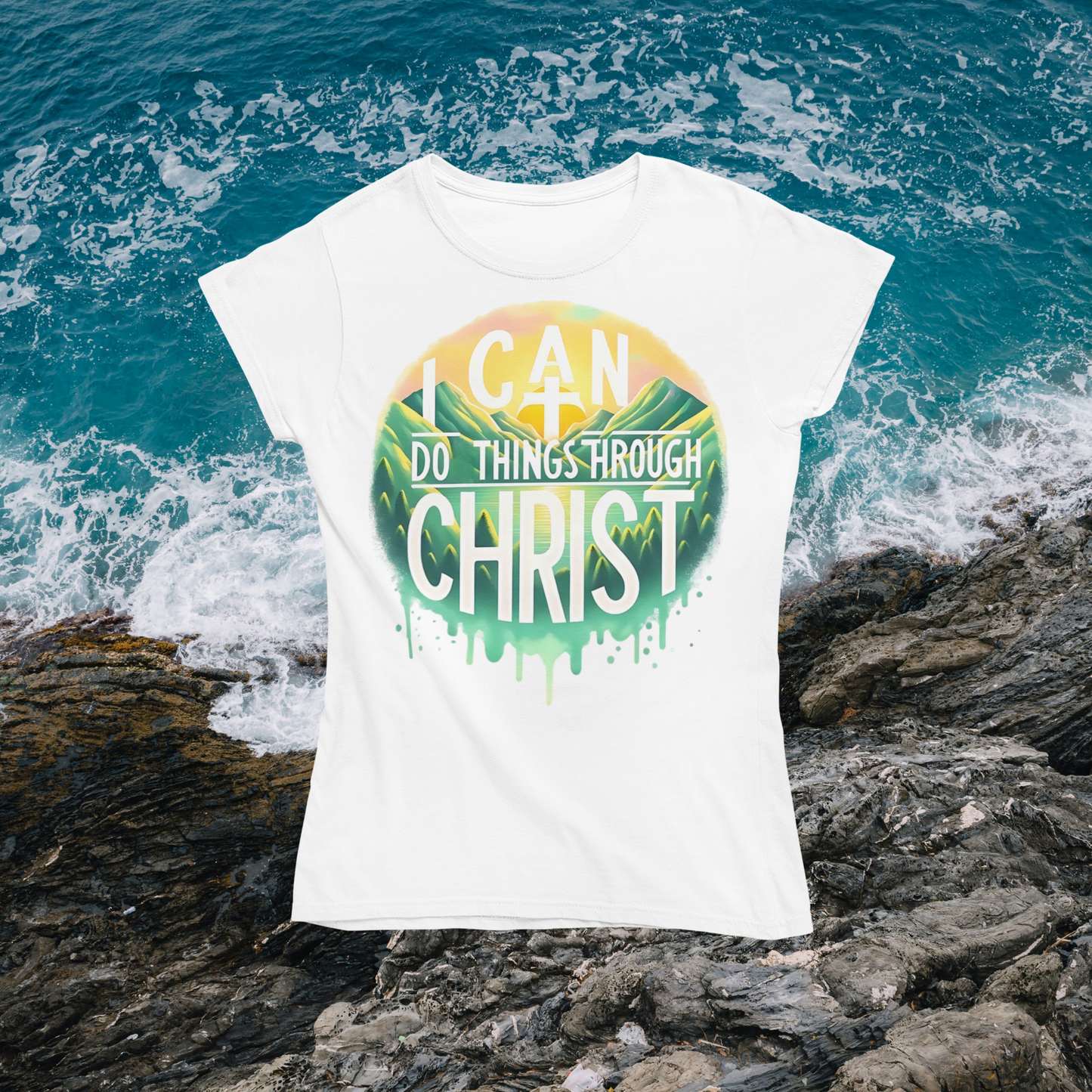 Softstyle Unisex T-Shirt "I Can Do Things Through Christ" Gildan