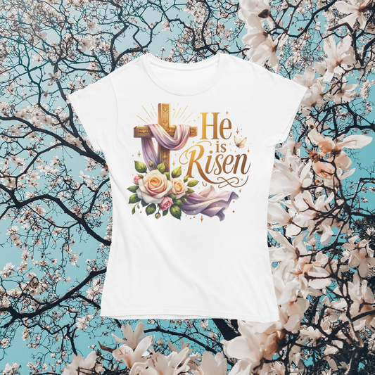 Softstyle  Unisex T-Shirt "He is Risen" Gildan