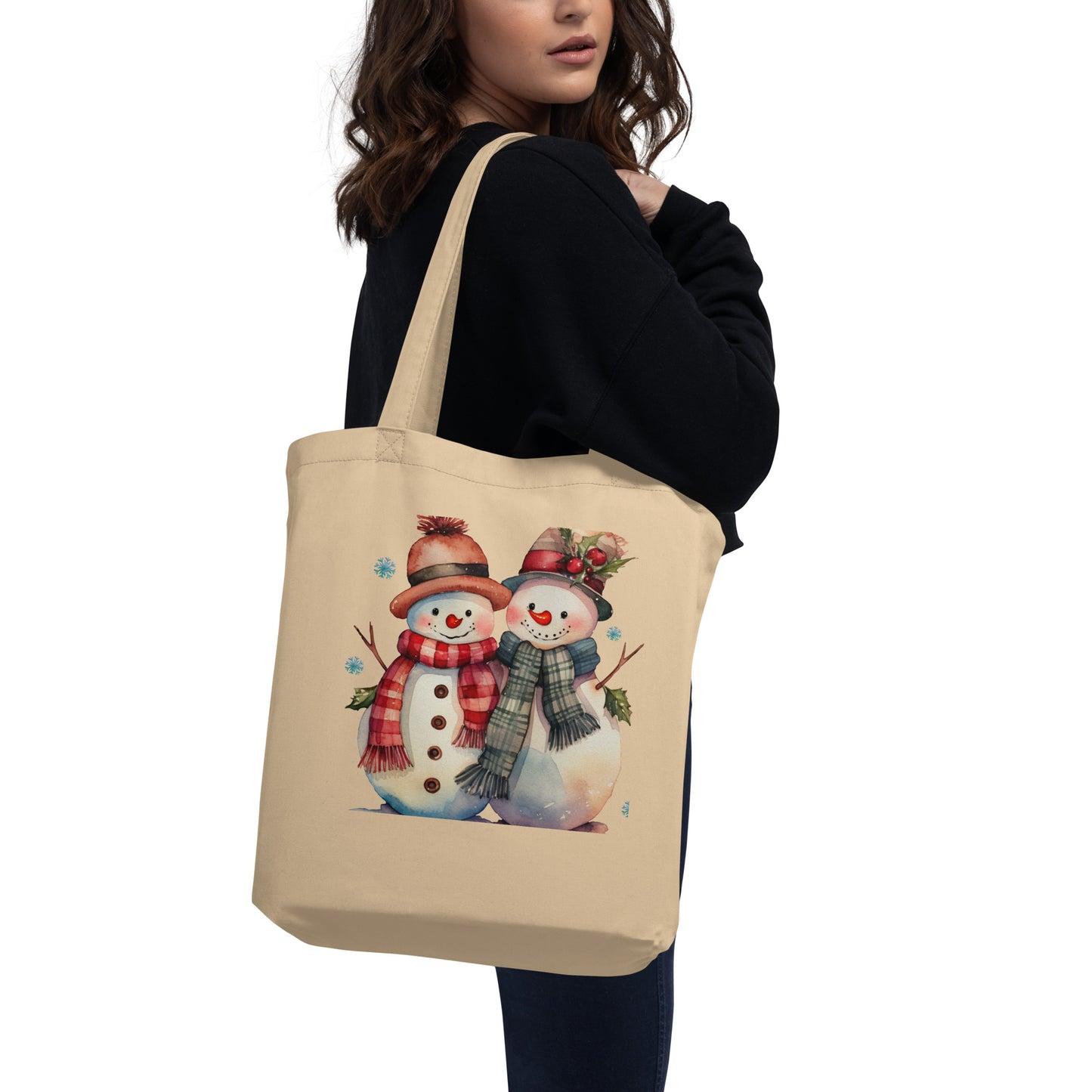 Mr. & Mrs. Snowman - Eco Tote Bag