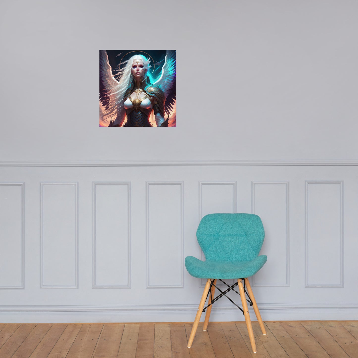 Angel Silence & Storm Poster