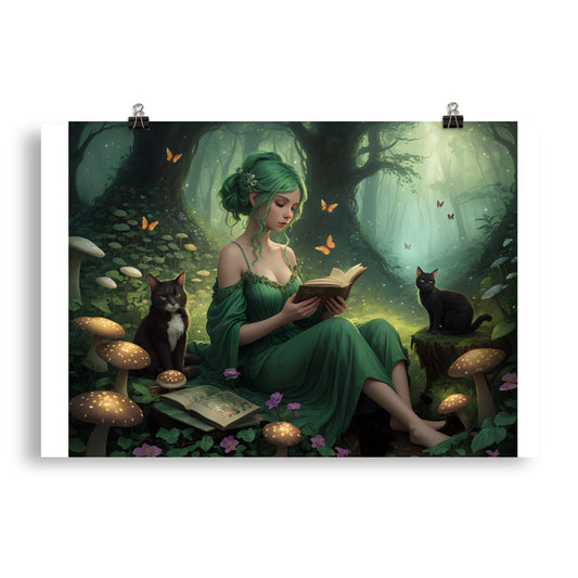 Poster "In My Happy Place" Enhanced Matte