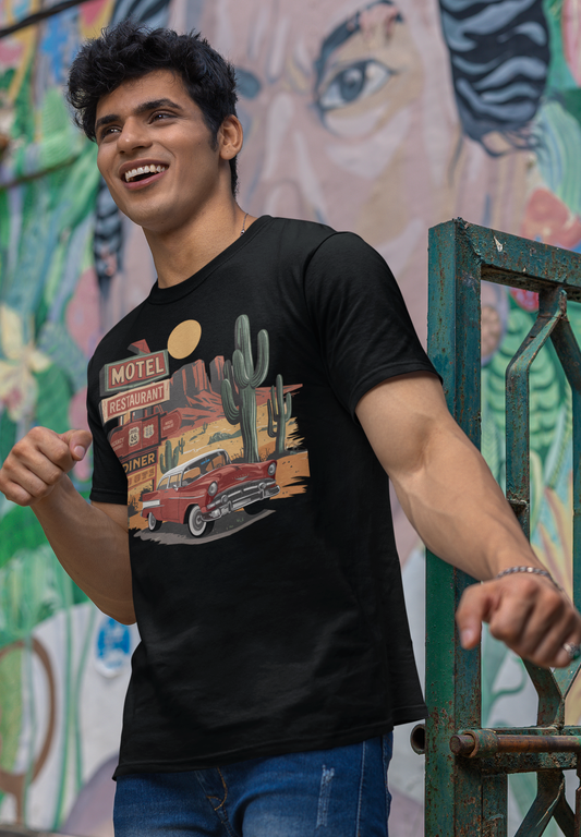 Unisex classic tee "Vintage Road Trip"