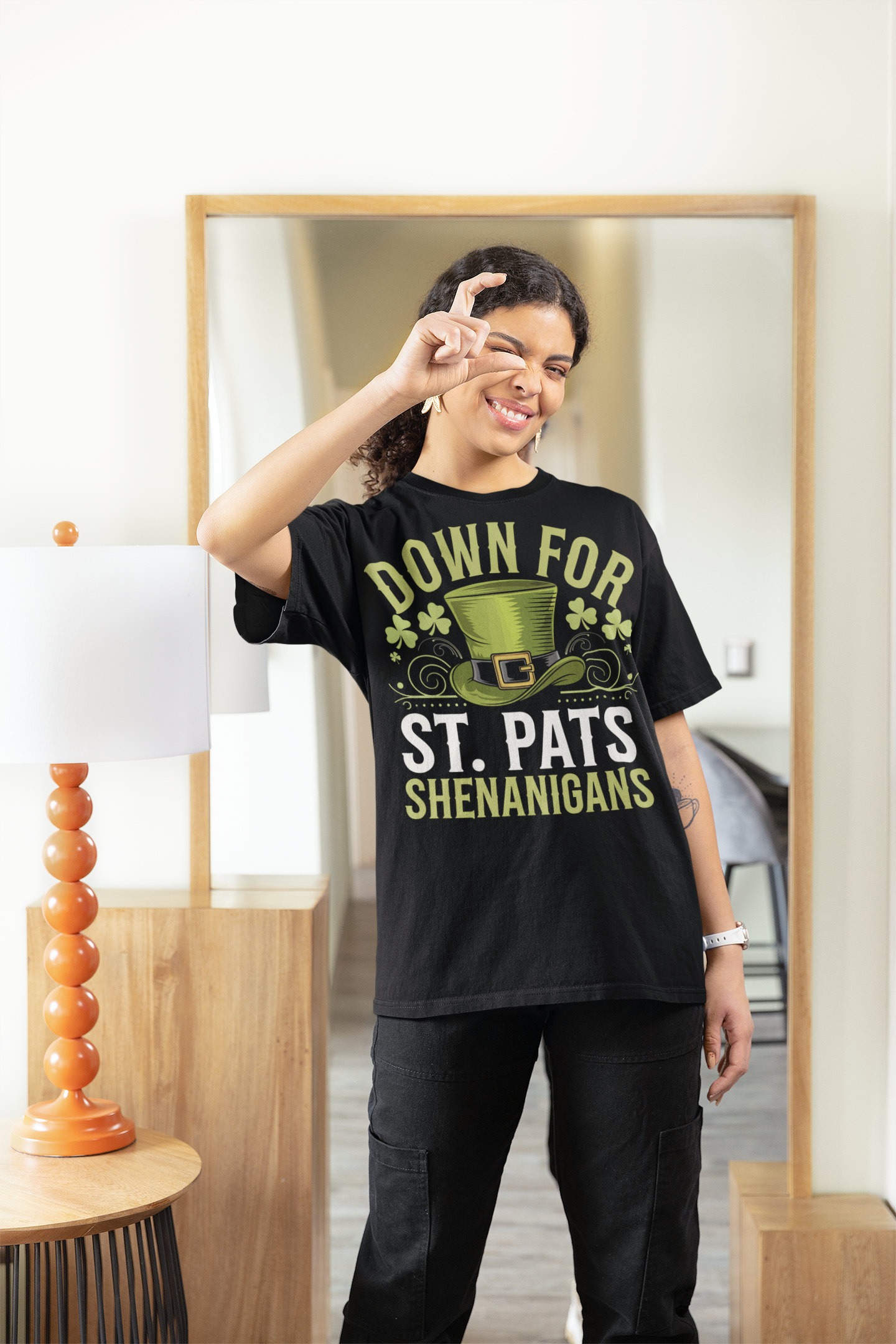 Unisex classic tee St. Patrick's "Down For Shenanigans"