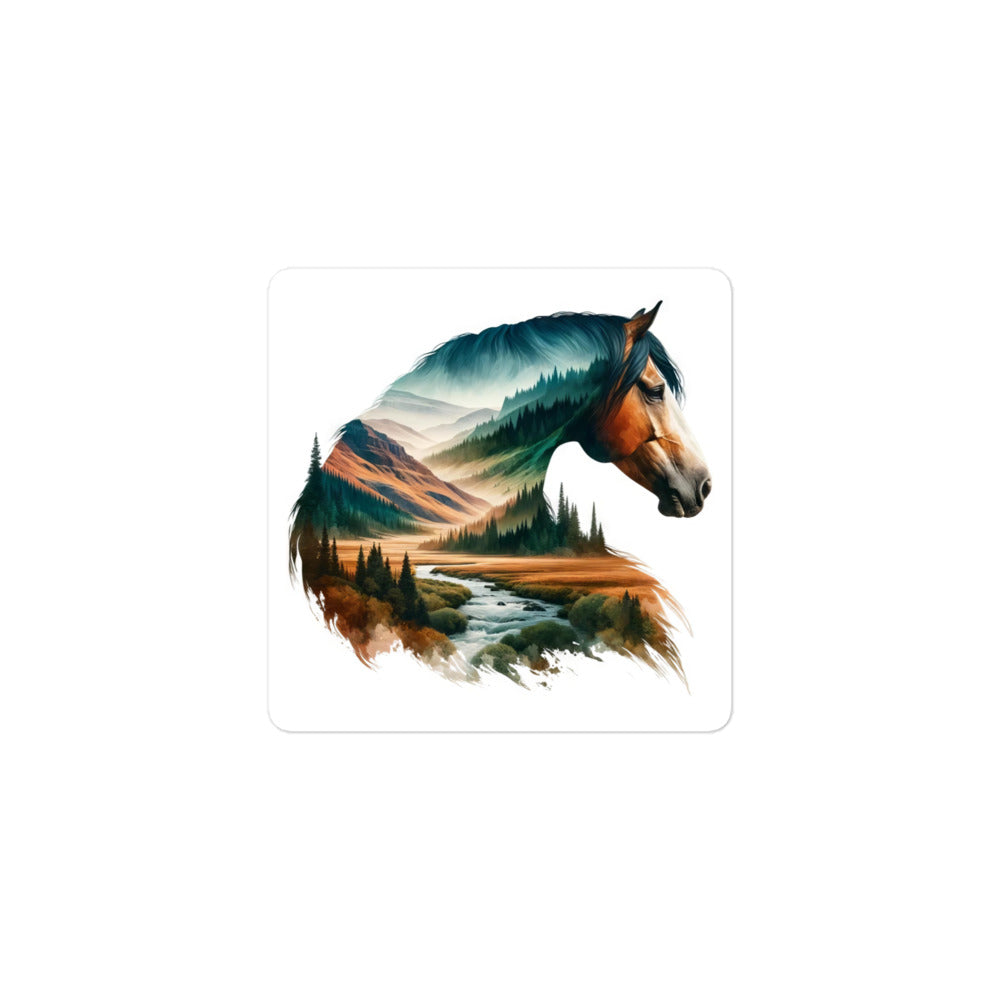 Bubble-free stickers Wild Horses 03