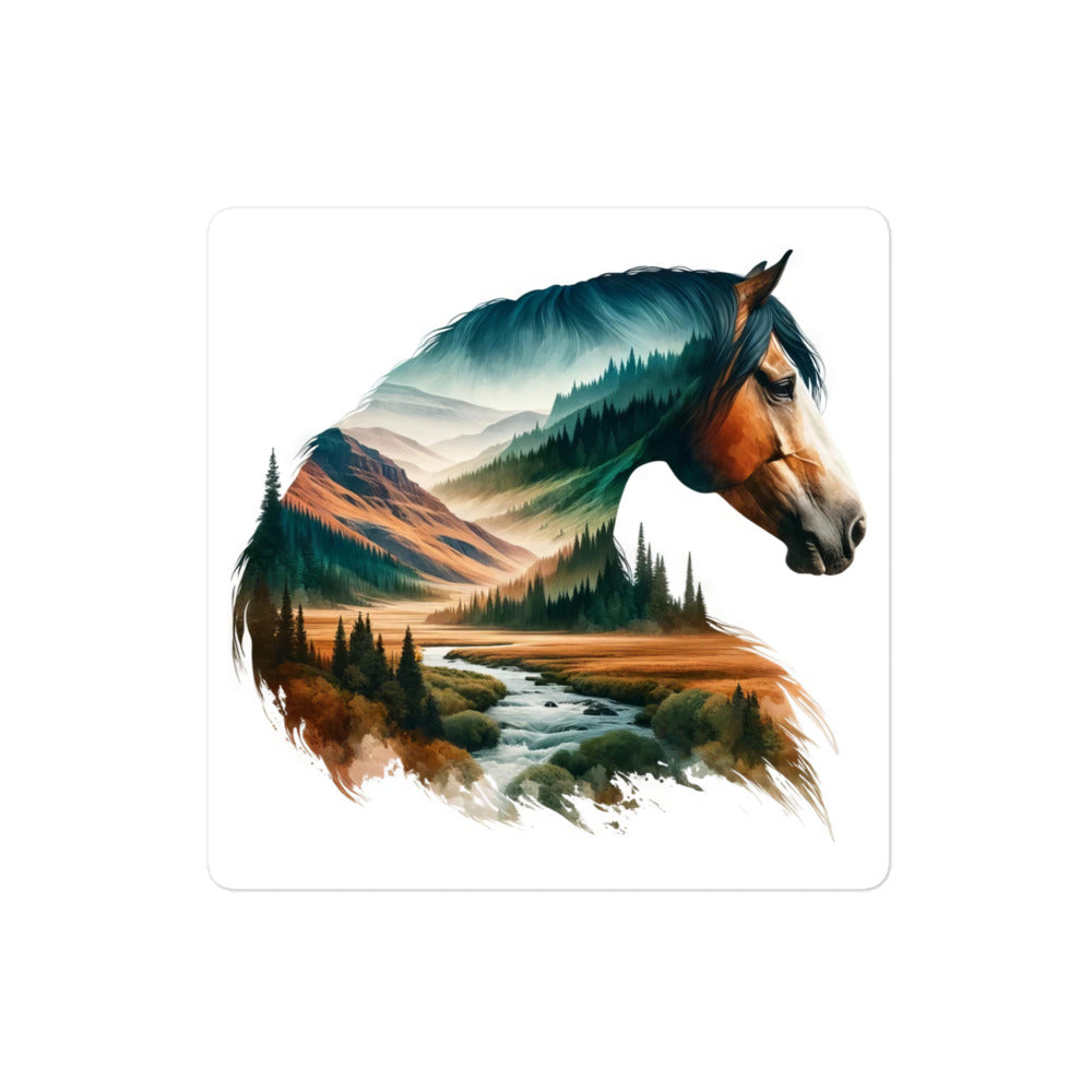 Bubble-free stickers Wild Horses 03